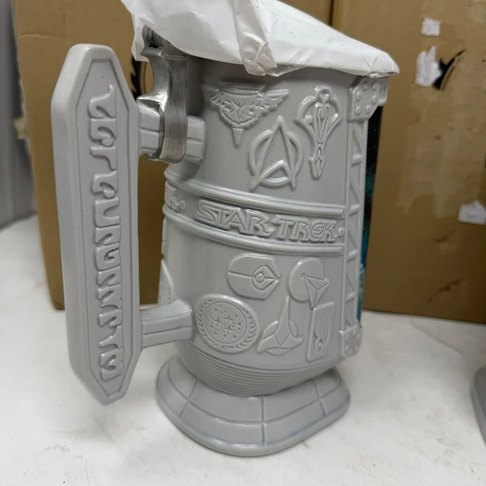 Star Trek Longton‎ Crown Stein Set Doomsday Machine Defector Redemption 1997